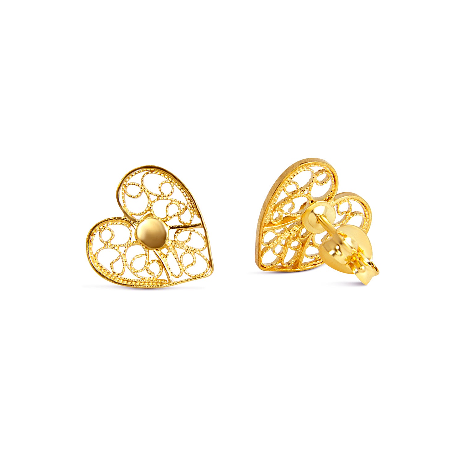 Heart Stud Earrings