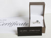 Bespoke Jenna engagement ring - 100% recycled platinum, oval aquamarine and conflict-free diamond halo 4