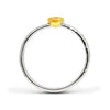 Bespoke Ash engagement ring - 18ct Fairtrade white gold and 0.2ct Canadian diamond 3
