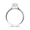 Athena Grande Ethical Platinum Engagement Ring, recycled platinum, large traceable and conflict-free diamond 2