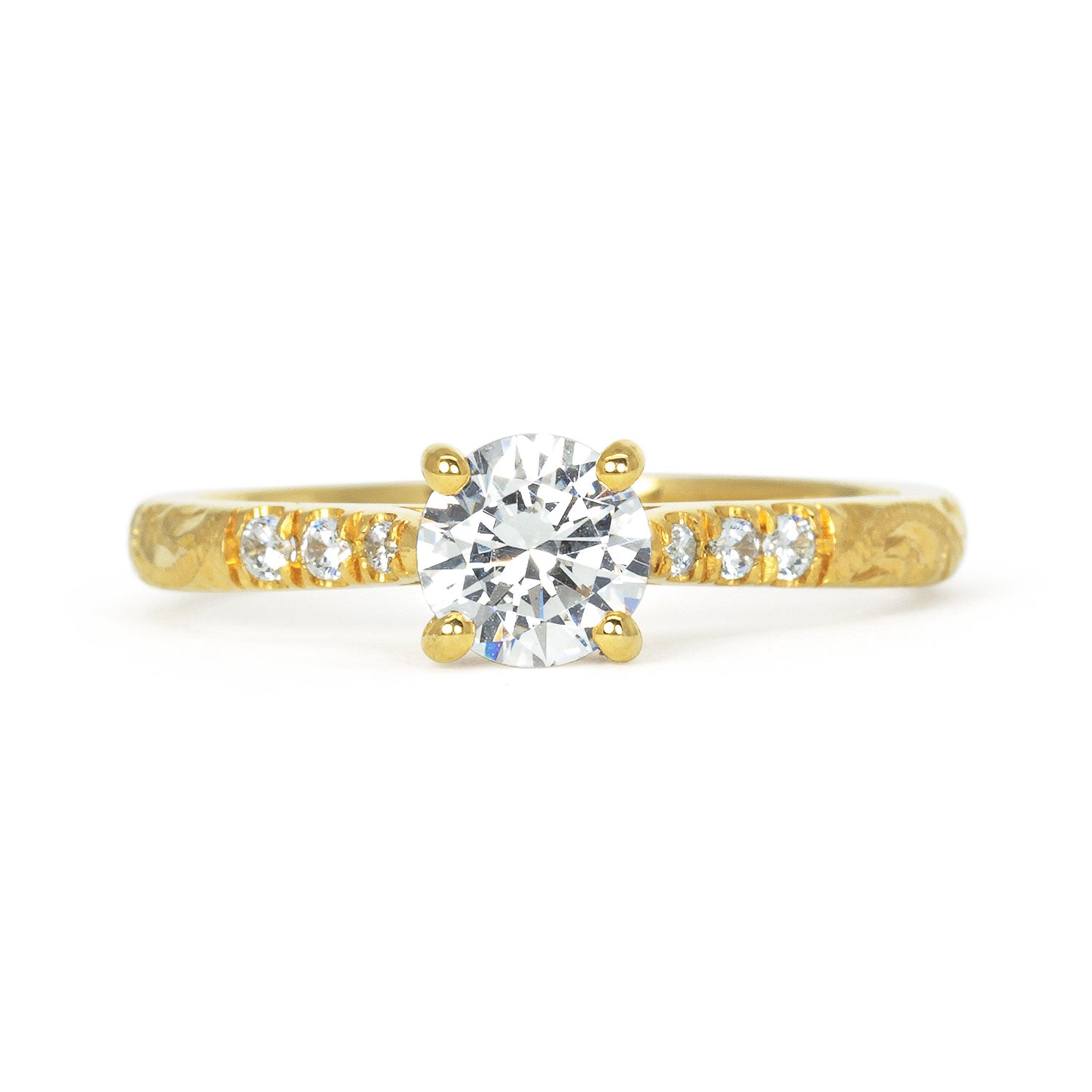 Athena Grande Stella Ethical Diamond Gold Engagement Ring