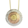 Adam bespoke pendant - white, rose and yellow recycled gold and conflict-free diamonds
