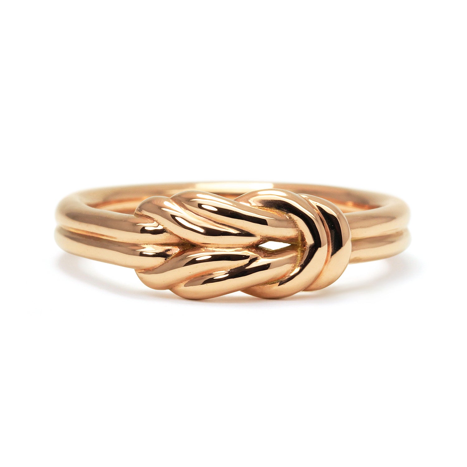 Bespoke Erin Lover's Knot Wedding Ring, Ethical Gold