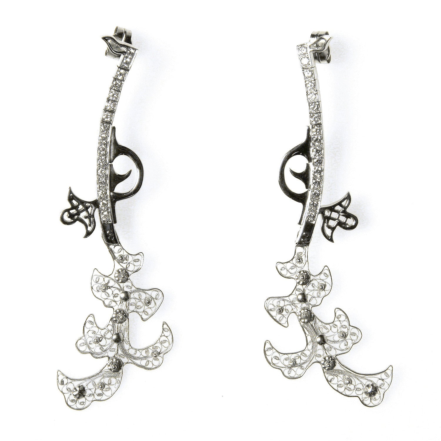 Bespoke earrings outlet