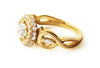Bespoke Laura engagement ring - Canadian diamonds, Fairtrade Gold and milgrain beading 2