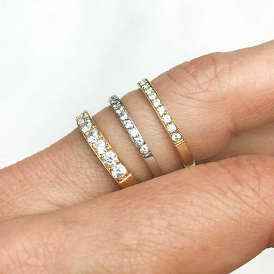 Cherish Full Diamond Ethical Platinum Eternity Wedding Ring