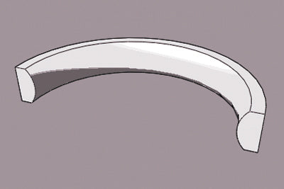 Flat Court Ethical Gold Wedding Ring, Wide 6