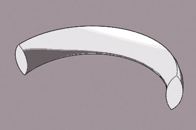 Court Ethical Gold Wedding Ring 4mm - Arabel Lebrusan