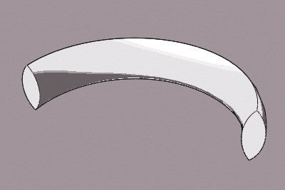 Court Ethical Gold Wedding Ring, Thin 8