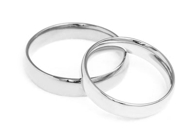 Court Ethical Platinum Wedding Ring, Wide 2