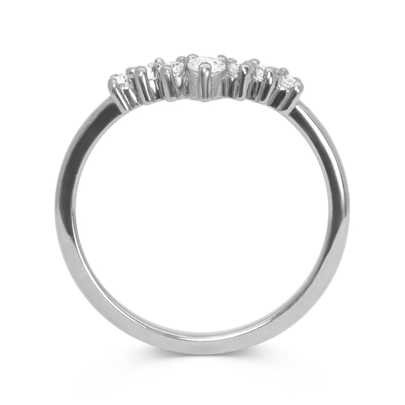 Diamond Circlet Ethical Ring, Platinum