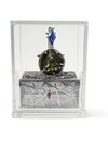 Bespoke James amulet pendant - 18ct white gold and fair-traded sapphire, ruby and emerald 4