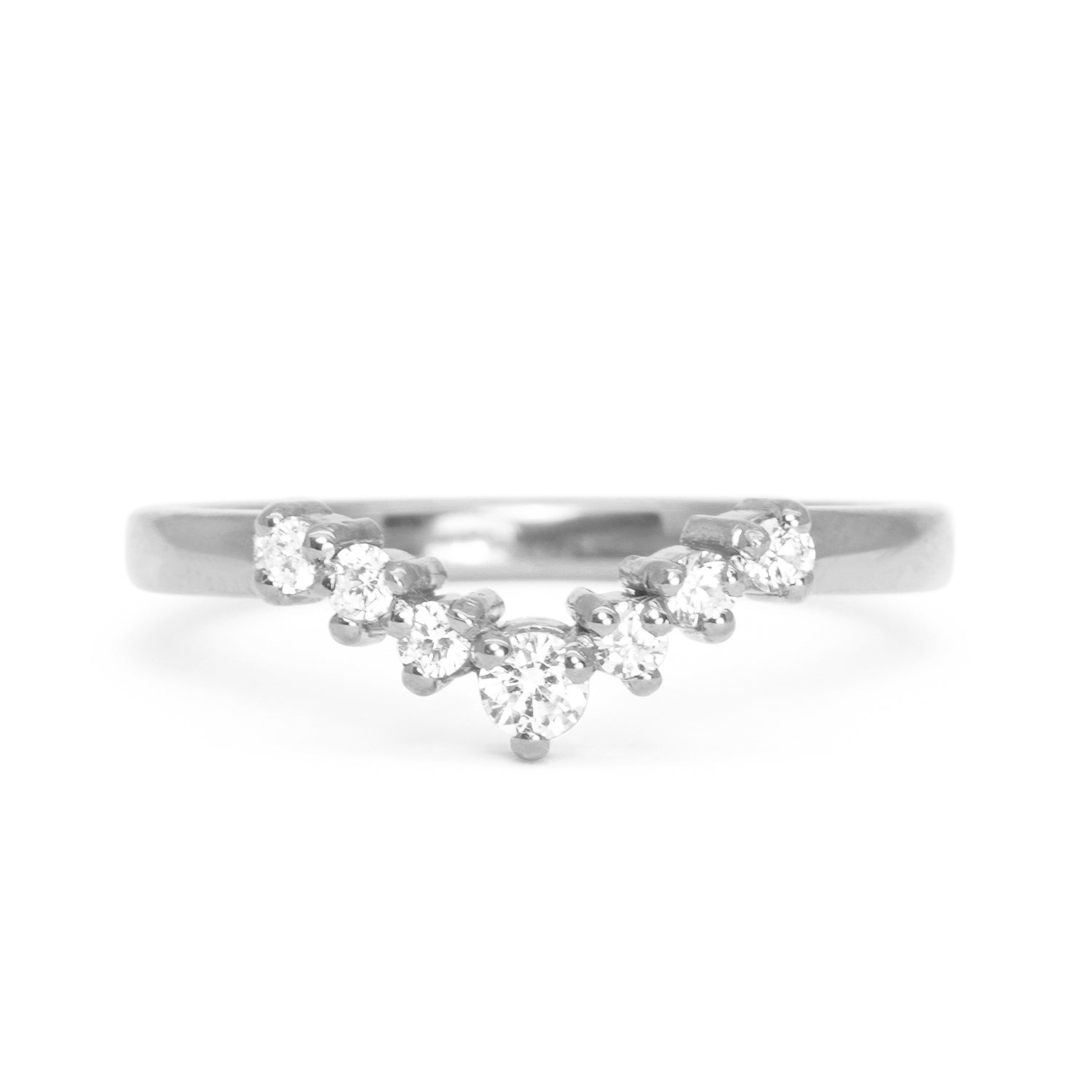 Diamond Circlet Ethical Ring, Platinum