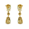 Bespoke Estelle drop earrings - Fairmined Ecological Gold, fair-traded opals and emeralds 2