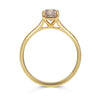 Fancy Athena Pink Emerald Cut Sapphire Solitaire Engagement Ring, 18ct Ethical Gold, Ready to Go 2