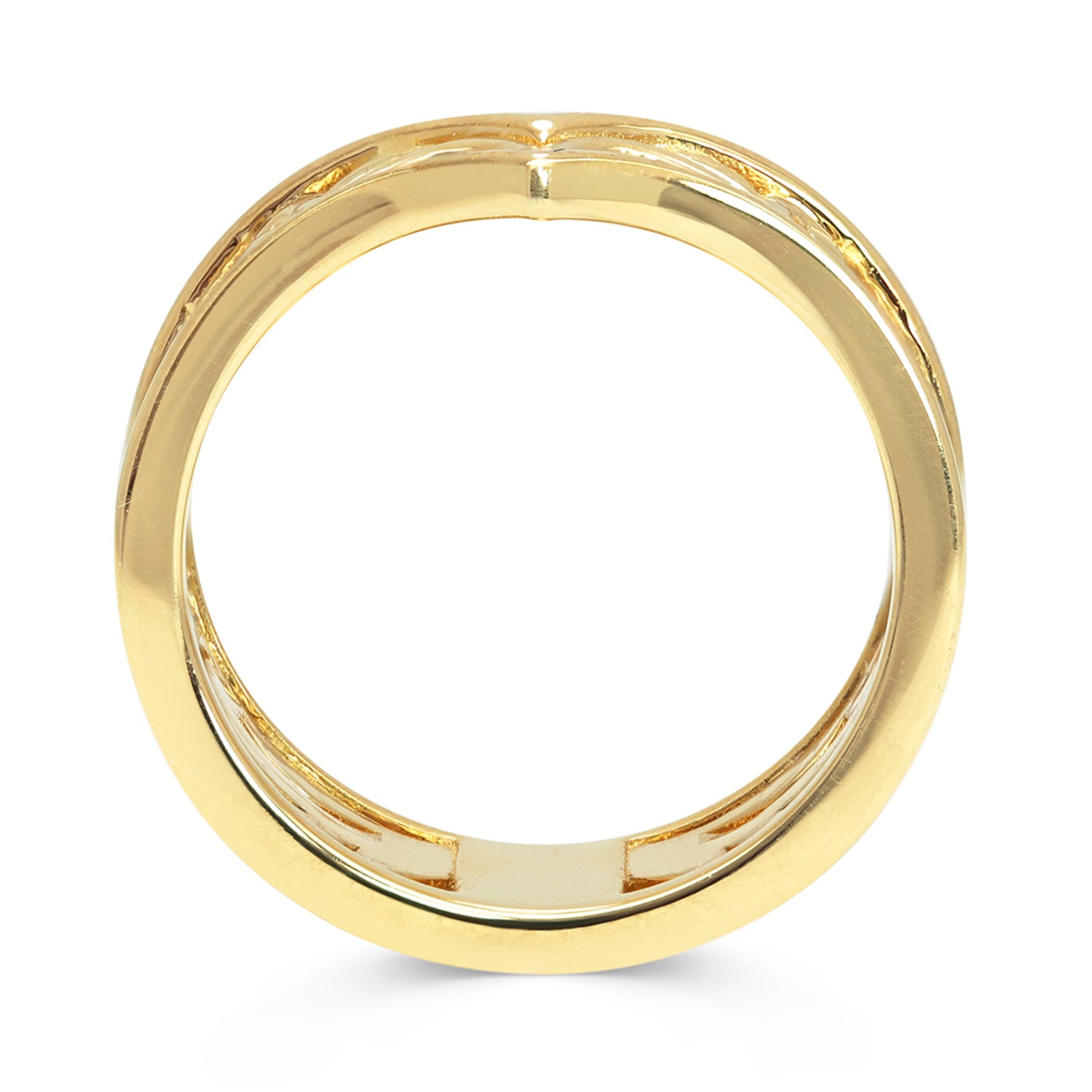 Artisan Filigree Ethical Gold Wedding Ring, simple band 2