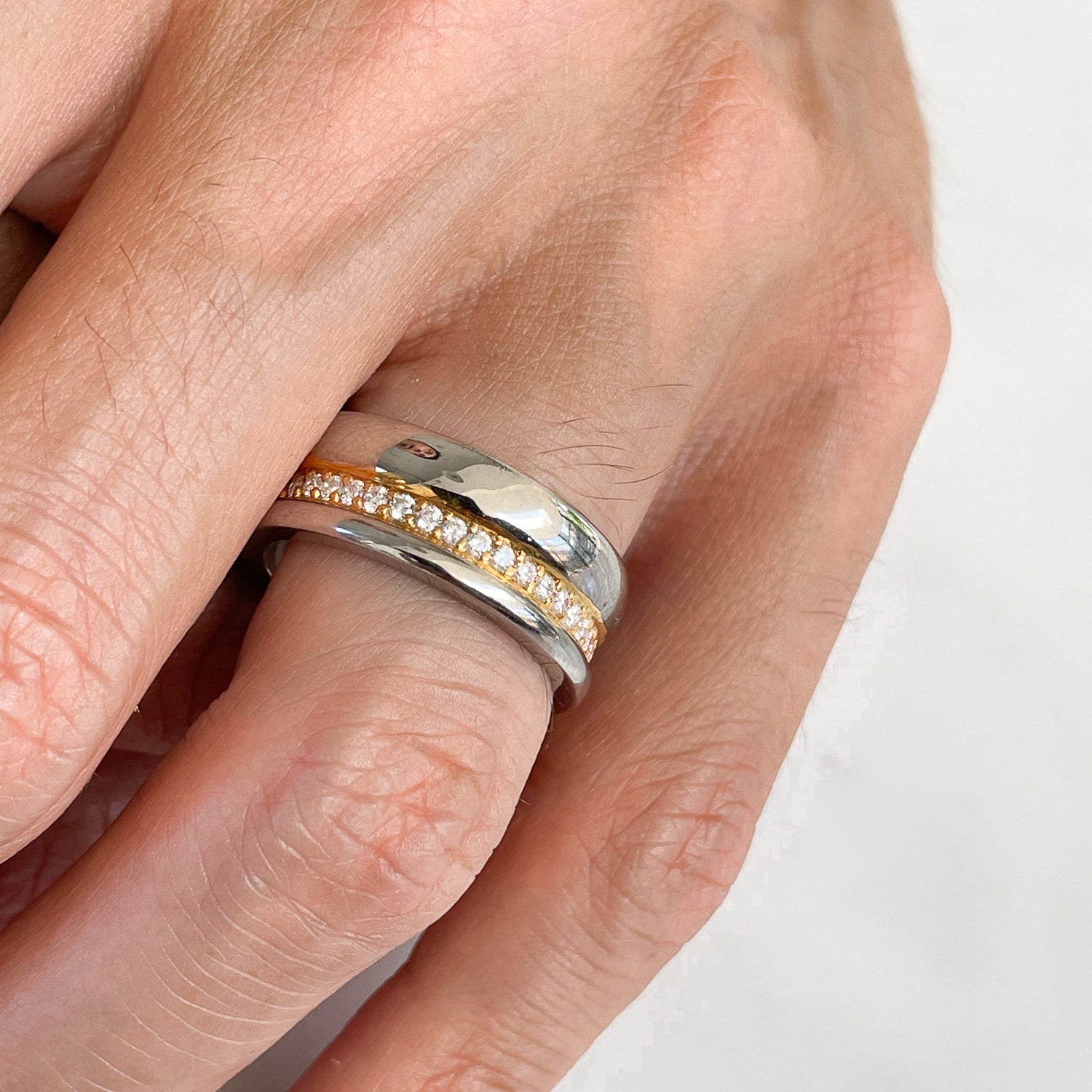 Freedom Gold Ring: 3 Bands