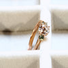 Bespoke Joshua Recycled Diamond Trilogy Engagement Ring, Fairtrade Gold