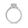 Daisy Ethical Diamond Cluster Engagement Ring with traceable and conflict-free Canadian diamonds and 100% recycled white gold