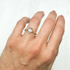 Fancy Athena Purple Oval Cut Sapphire Solitaire Engagement Ring, 18ct Ethical Gold, Ready to Go 3
