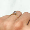 Fancy Athena Purple Oval Cut Sapphire Solitaire Engagement Ring, 18ct Ethical Gold, Ready to Go 5