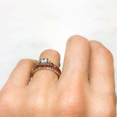 Cherry Blossom Ethical Diamond Gold Engagement Ring