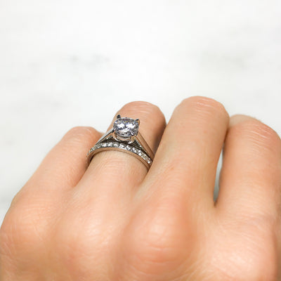 Vega Ethical Diamond Platinum Solitaire Engagement Ring