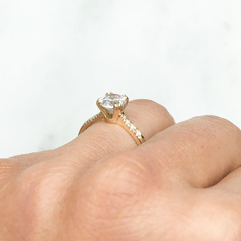 Artisan Stella Ethical Diamond Gold Engagement Ring