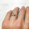 Fancy Athena Champagne Sapphire Ethical Engagement Ring