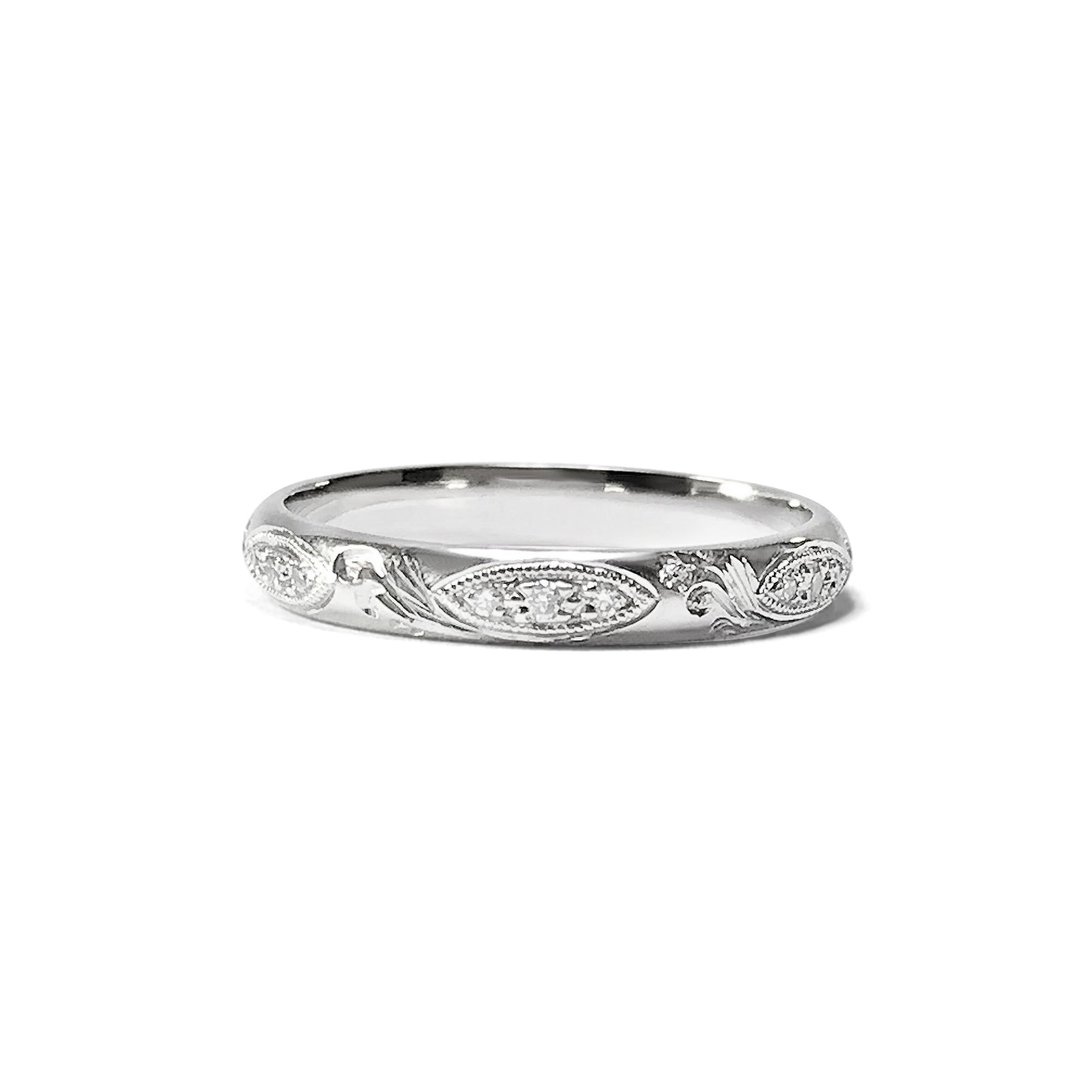 Bespoke Alastair Engraved Wedding Ring