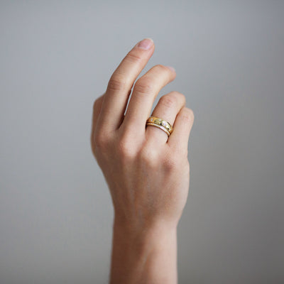 Promise Full Diamond Ethical Gold Eternity Wedding Ring 5