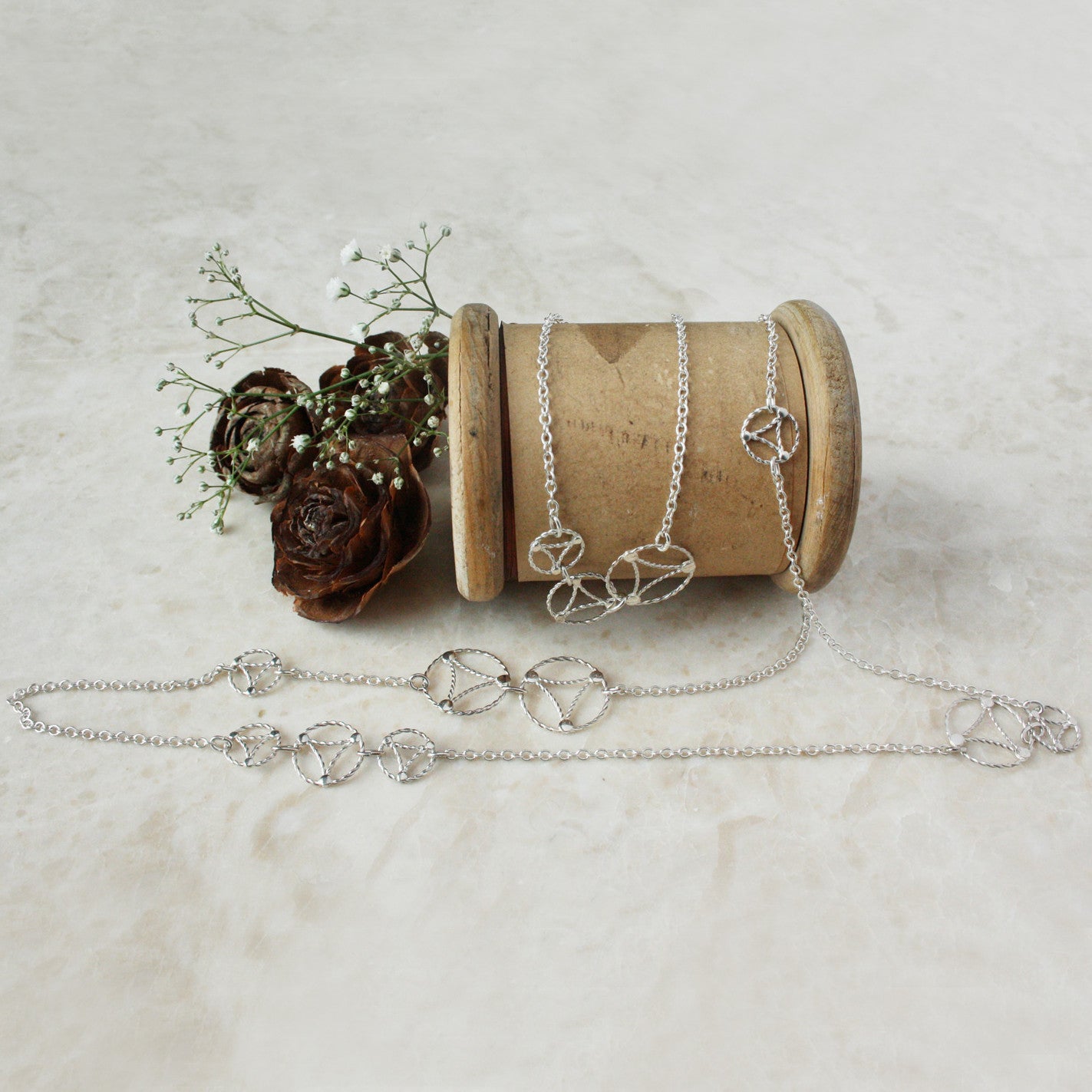 Long Lace Necklace