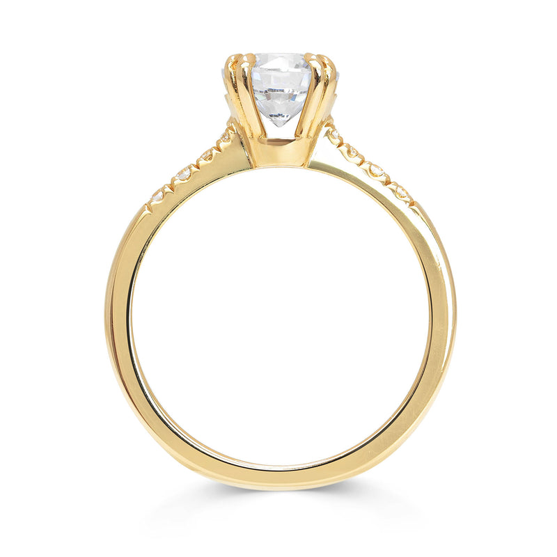 Artisan Stella Ethical Diamond Gold Solitaire Engagement Ring