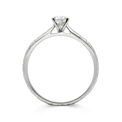 An ethical spin on the classic solitaire engagement ring