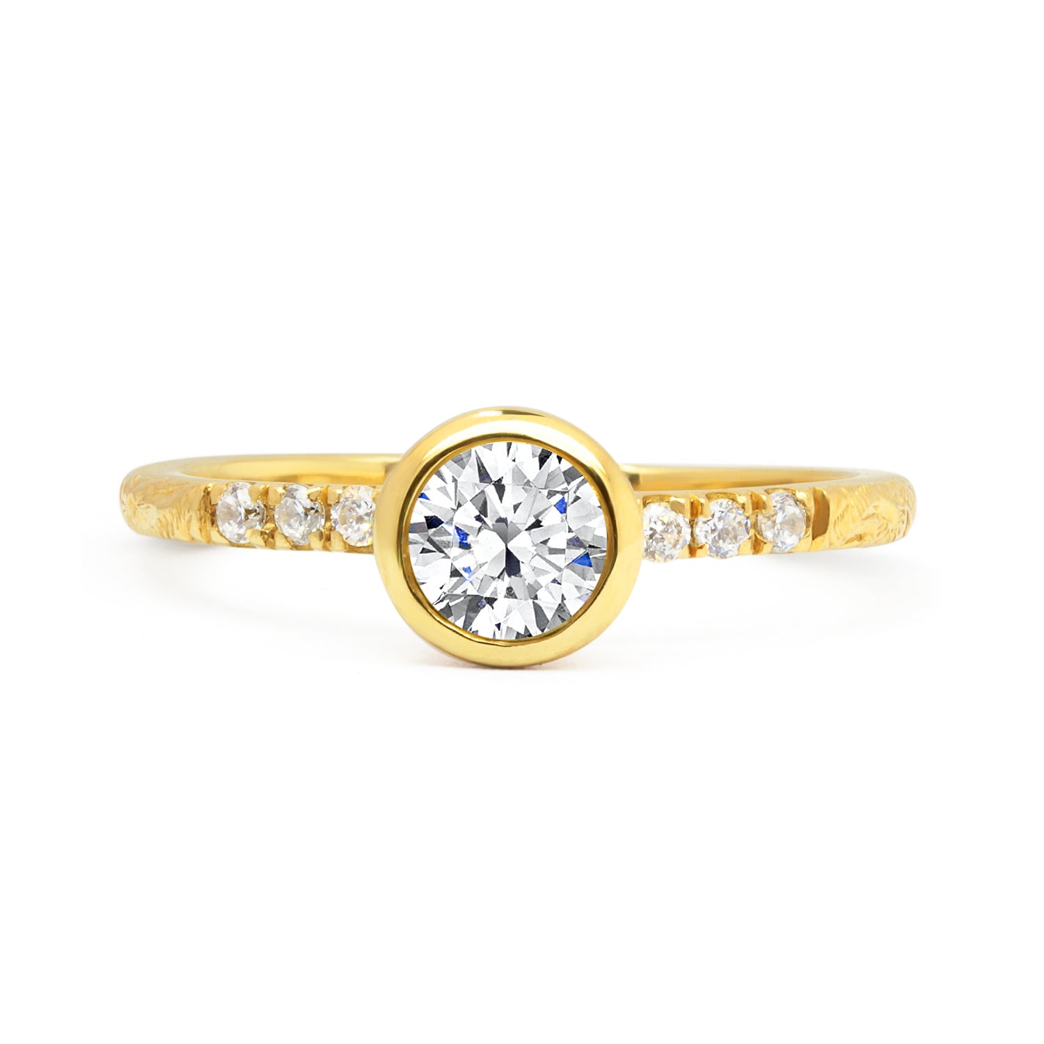Large Hebe Ethical Diamond Engagement Ring 