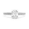 Cybele Ethical Oval Diamond Engagement Ring, Platinum