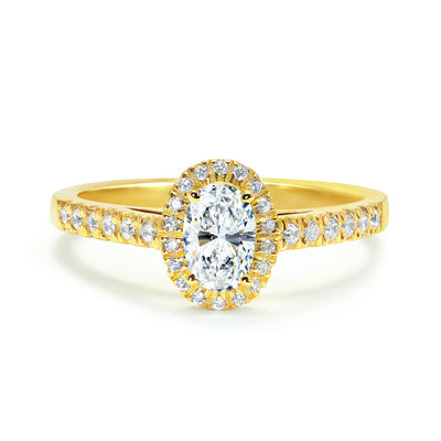 Lyra Ethical Diamond Engagement Ring, 18ct Fairtrade Gold
