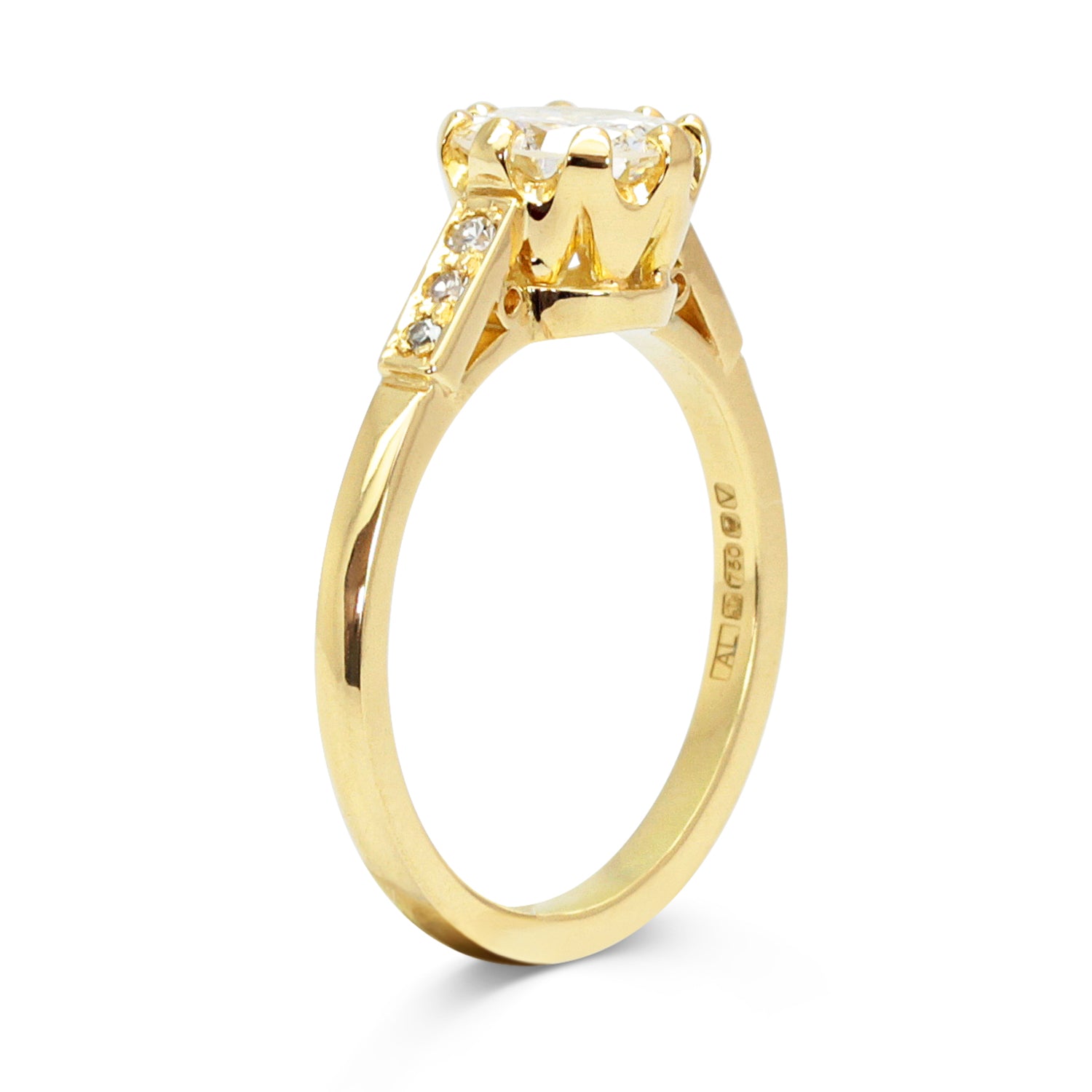 Diamond vintage clearance style engagement ring