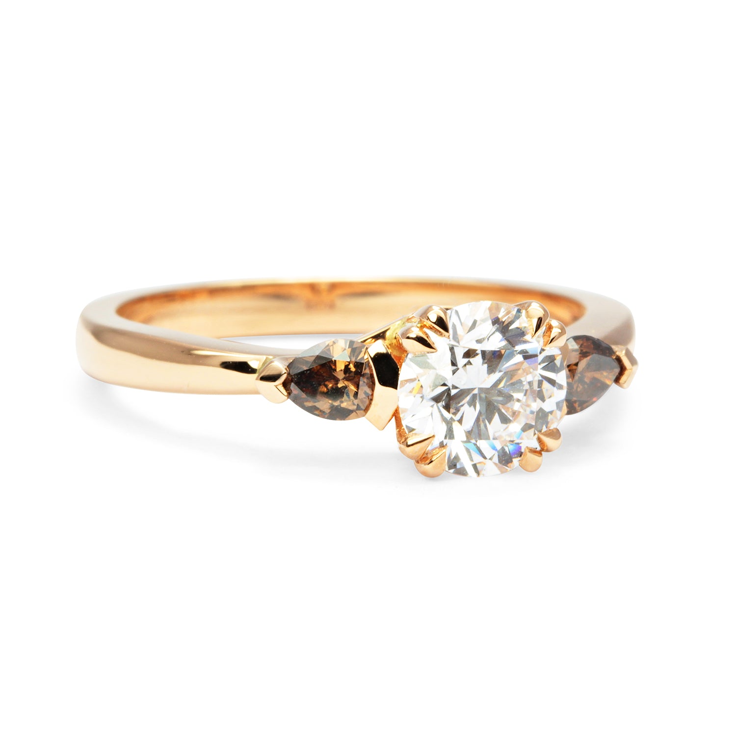 Bespoke Chris Ethical Diamond Trilogy Engagement Ring