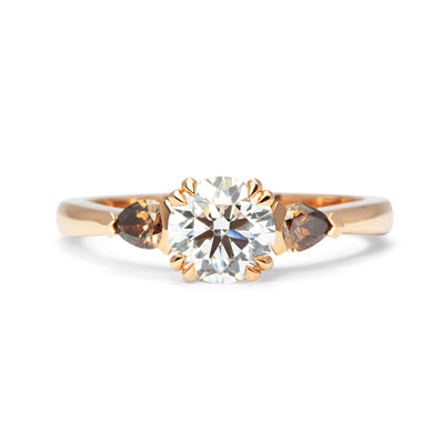 Bespoke Chris Ethical Diamond Trilogy Engagement Ring