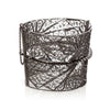Studed Filigree Bangle. Hand-made Filigree technique. Sterling Silver