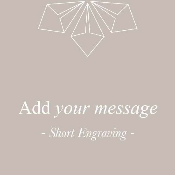Your message. Short engraving