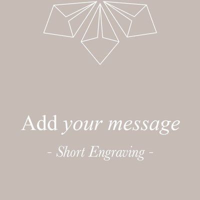 Your message. Short engraving