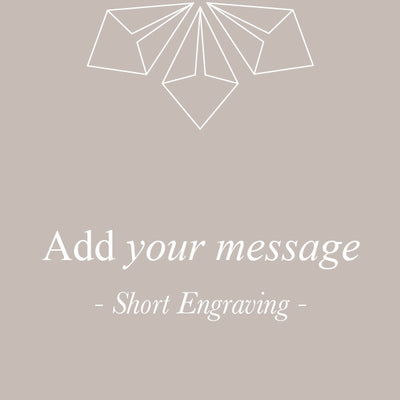 Your message. Short engraving