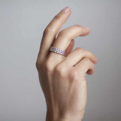Lace Triple Ring