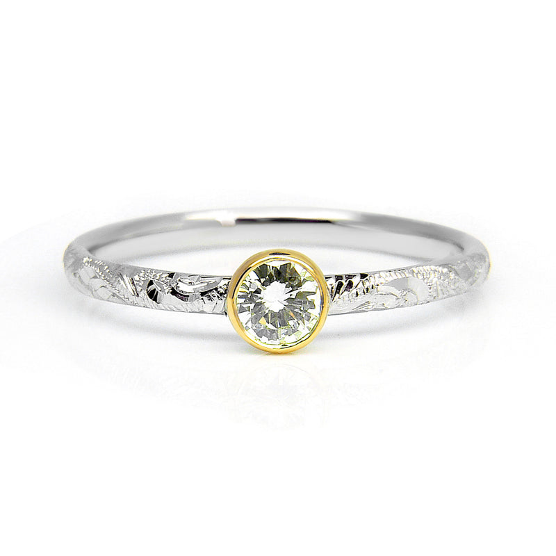 Bespoke Ash Engagement Ring