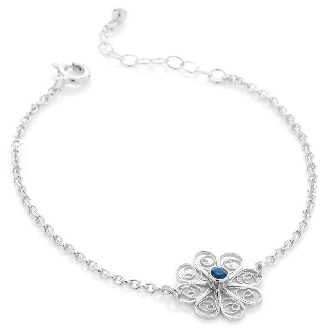 Filigree Friendship Bracelet, with Gemstone