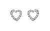 Heart Ethical Diamond Earrings. 18ct Fairtrade Gold