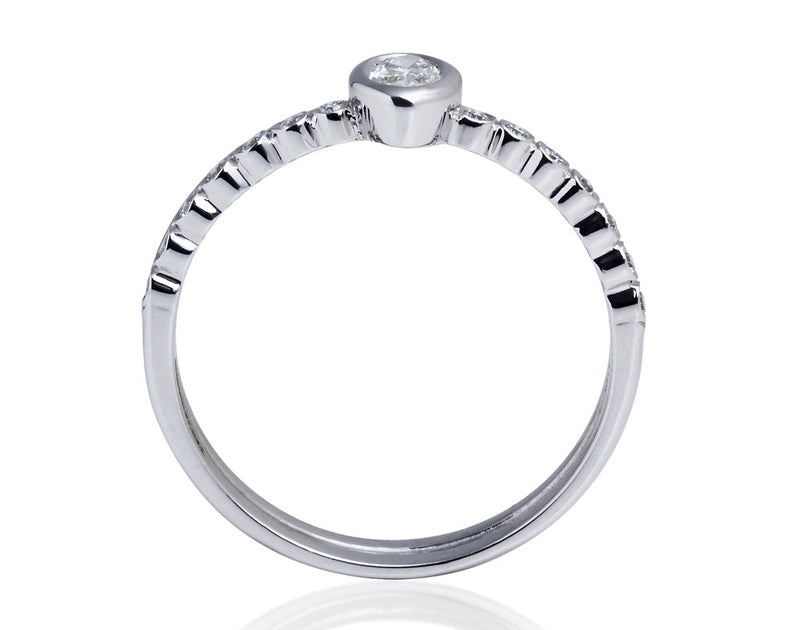 Bespoke Oval Diamond Engagement Ring