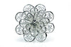 Filigree Rosette Ring. White